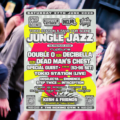 Tokio Station x Save Our Scene w/ Rupture: JUNGLE JAZZ DAY PARTY at The Boxing Gym