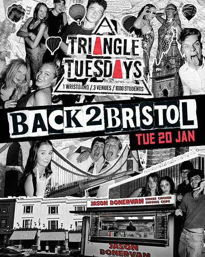 Triangle Tuesdays: BACK 2 BRISTOL - 3 Venues - 1 Ticket at The Brass Pig