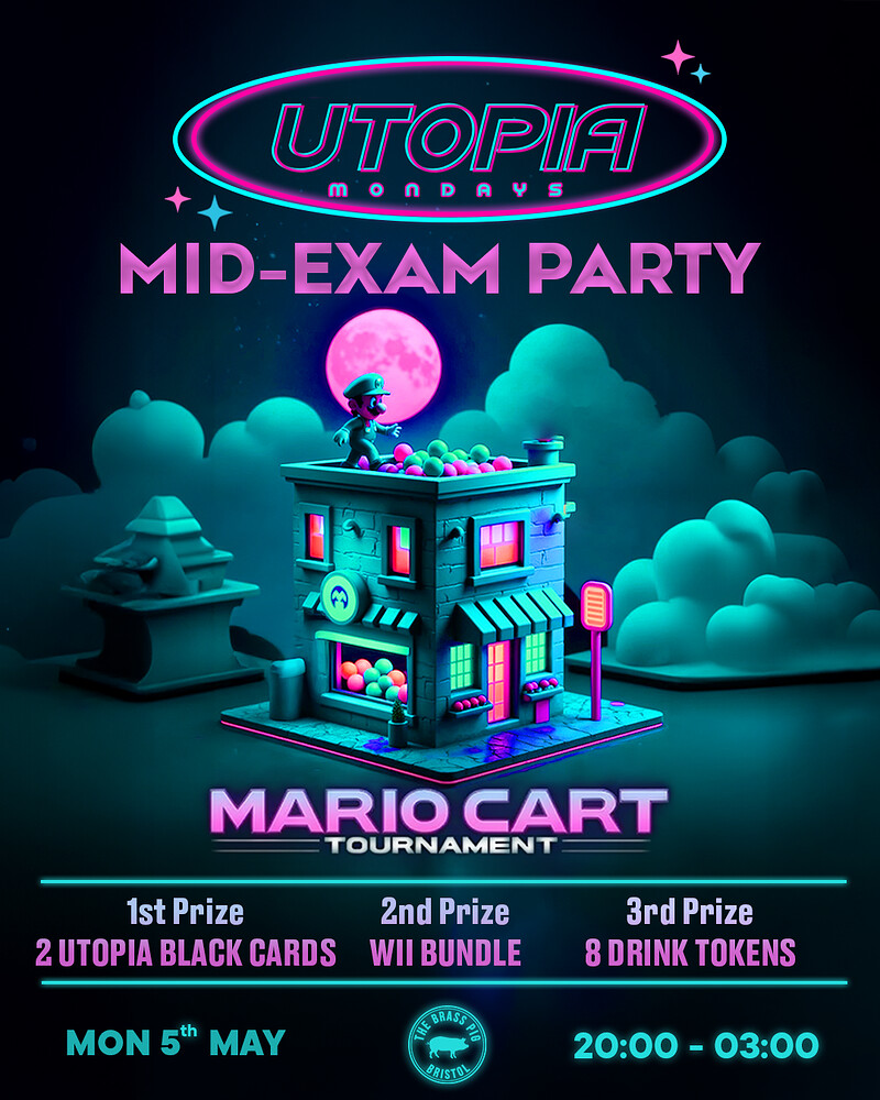 Utopia 5th April | Mid-Exam Party at The Brass Pig