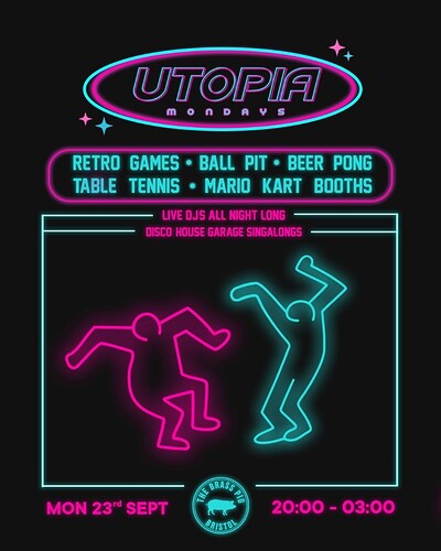 UTOPIA MONDAYS | at The Brass Pig