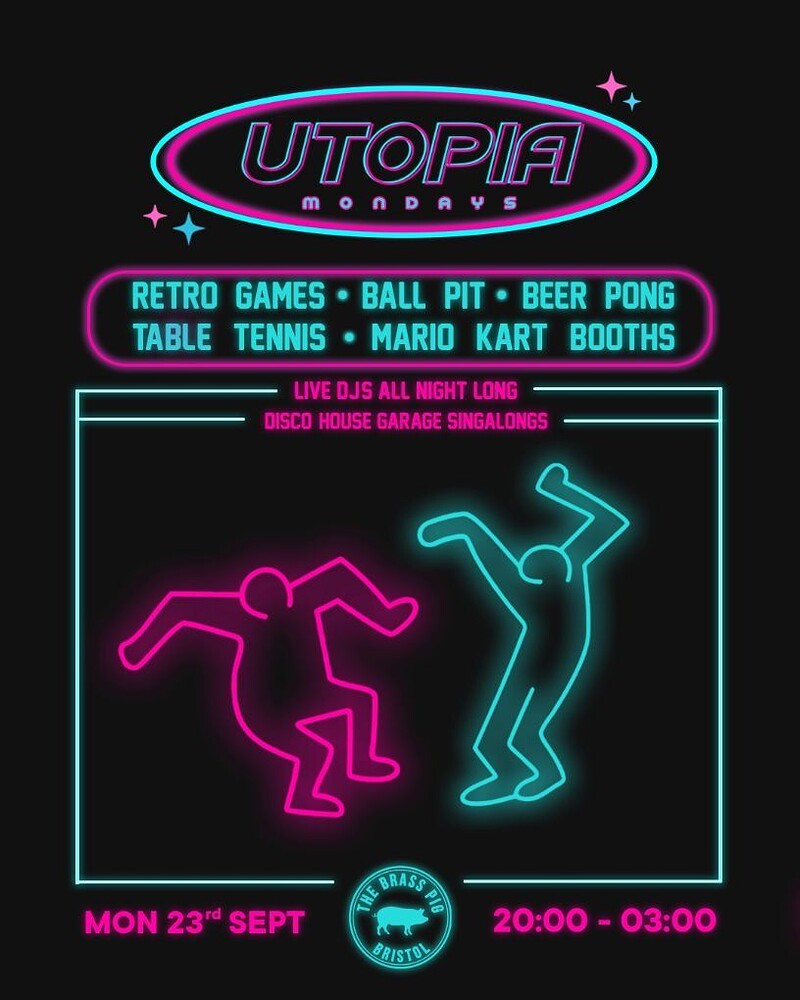UTOPIA MONDAYS | at The Brass Pig