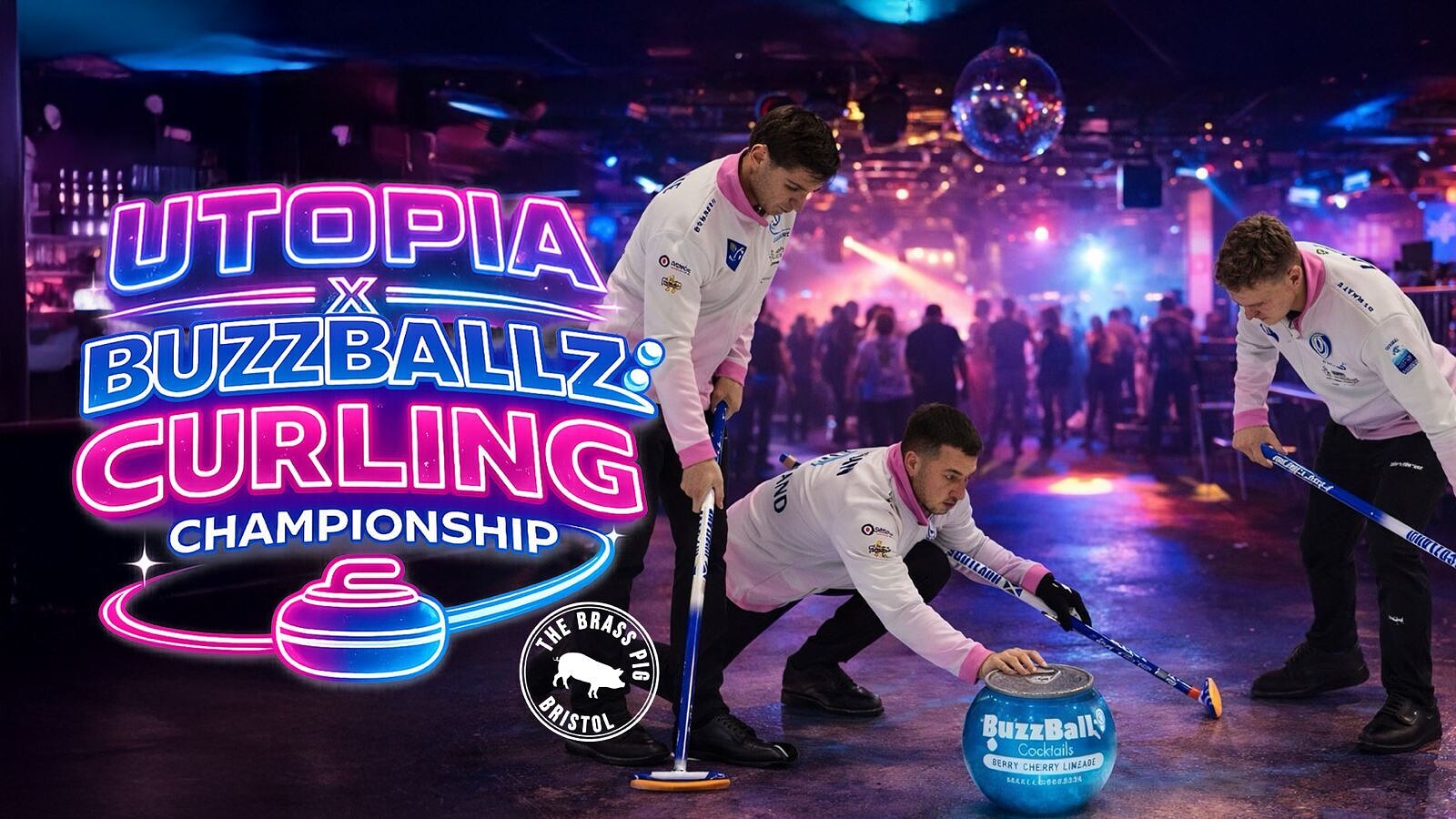Utopia Mondays x Buzzballz Curling Championship at The Brass Pig