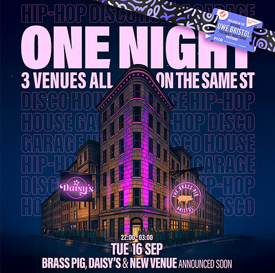 UWE Bristol Official Freshers | Triangle Takeover 3 Venues 1 Night at The Brass Pig