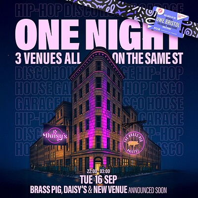 UWE Bristol Official Freshers | Triangle Takeover 3 Venues 1 Night at The Brass Pig