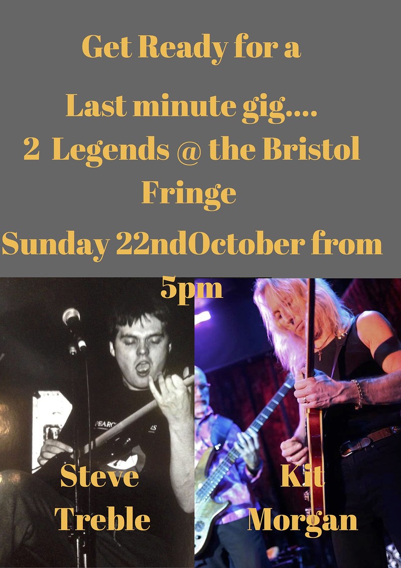 Kit Morgan and SteveTreble at The Bristol Fringe