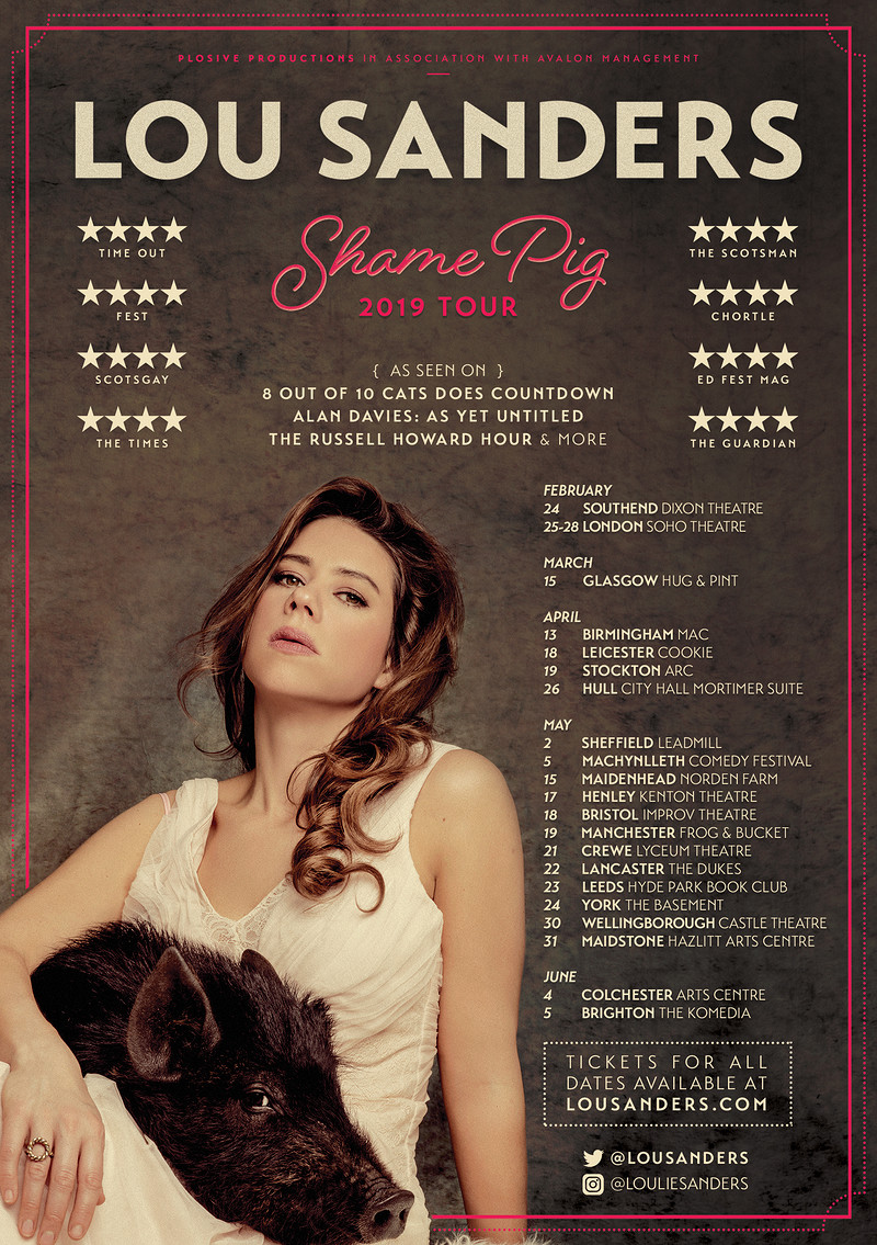 Lou Sanders: Shame Pig at The Bristol Improv Theatre