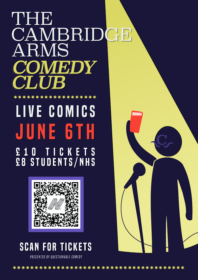 The Cambridge Arms Comedy Club at The Cambridge Arms