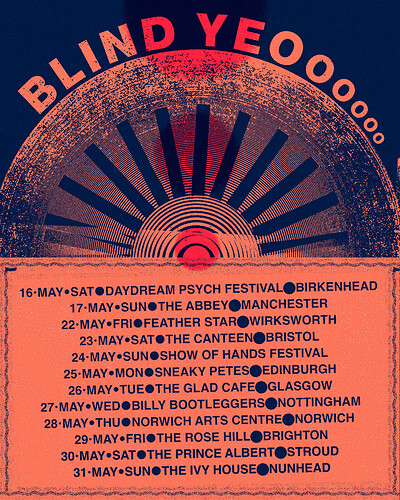 Blind Yeo Tour + DJ Tom Riley at The Canteen
