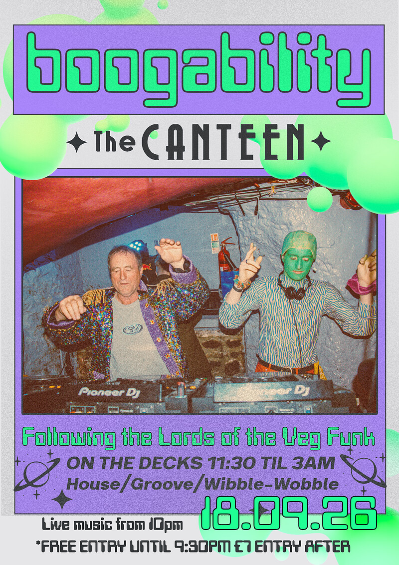 Boogability DJ's - til 3am at The Canteen
