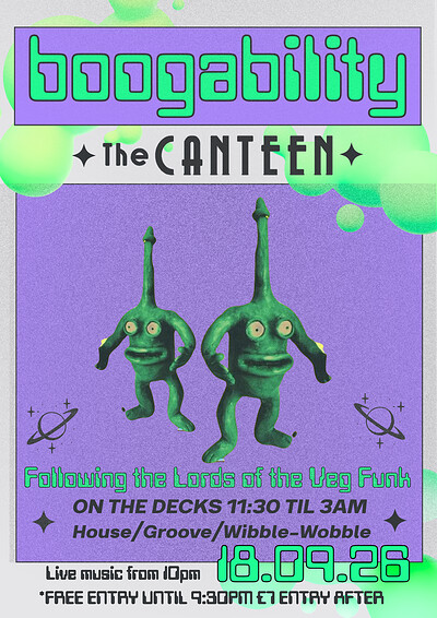 Boogability DJ's with Anneson & Prawn Posture at The Canteen