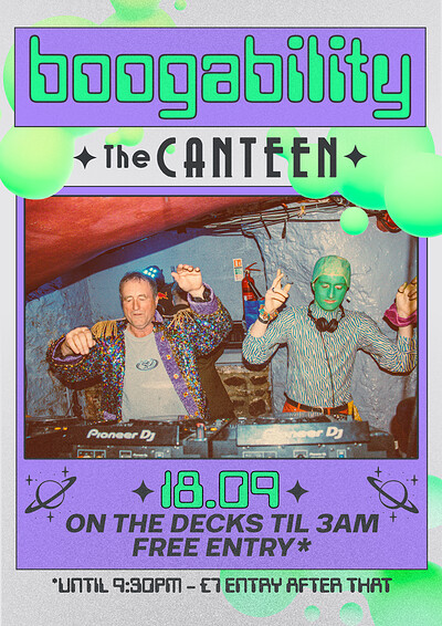 Boogability - til 3am at The Canteen