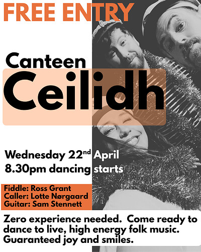 Canteen Ceilidh at The Canteen