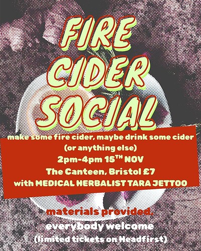 Fire Cider Social at The Canteen