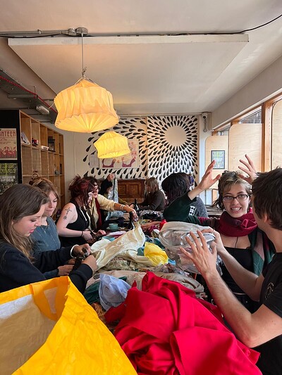 Slow Fashion Social - Visible Mending at The Canteen