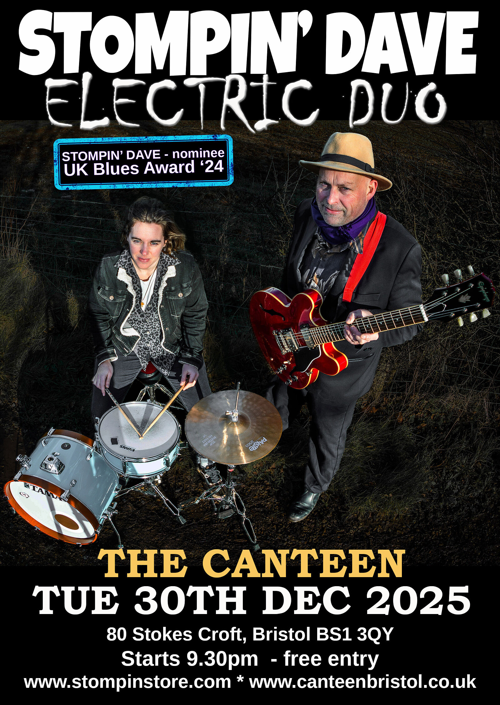 Stompin' Dave Electric Duo at The Canteen