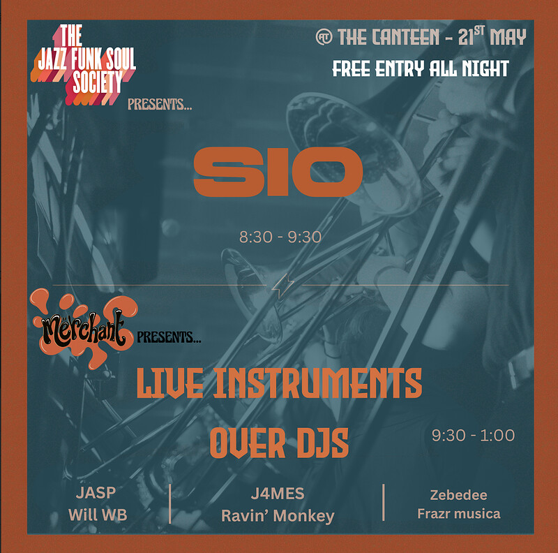 The Jazz Funk Soul Society Presents... SEEYO & Merchant at The Canteen