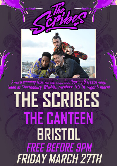 The Scribes + DJ George Oscar at The Canteen