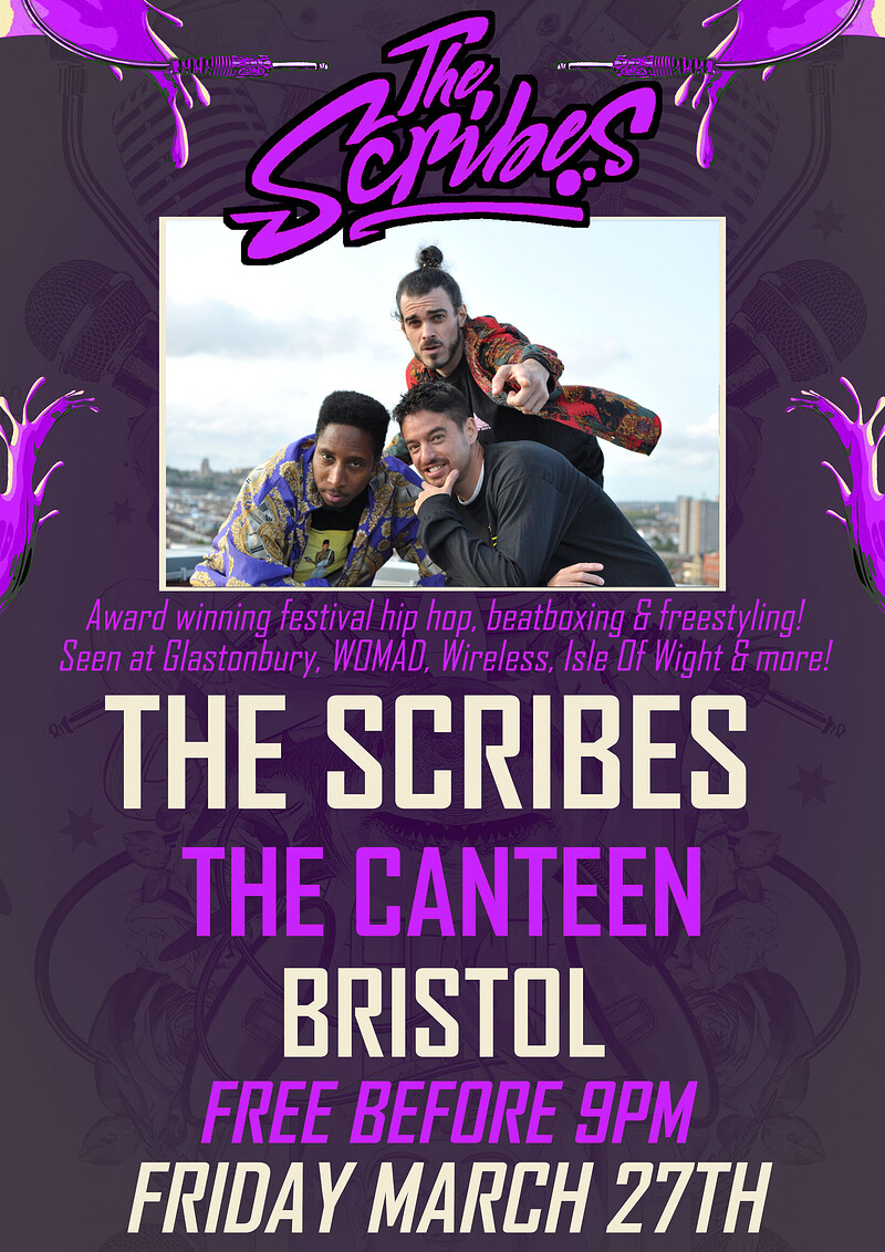 The Scribes + DJ George Oscar at The Canteen