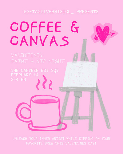 Valentines Paint & Sip at The Canteen