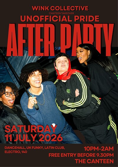 Wink Collective presents The Unofficial Pride Afterparty at The Canteen
