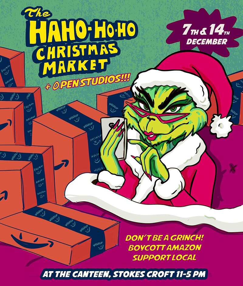 Xmas Markets - Boycott Amazon & Support Local at The Canteen