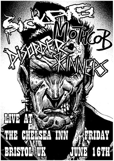 SickPig/Mothcob/Disorder/Skinners at The Chelsea Inn