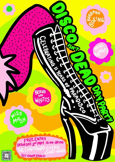 Disco Isn't Dead Day Party with Bárbara Boeing at The Christmas Steps