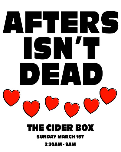 Afters Isn't Dead at The Cider Box Tap Room