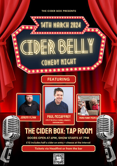 Comedy night at The Tap Room at The Cider Box Tap Room