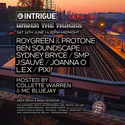 Intrigue: Under The Tracks - Day Party at The Cider Box Tap Room
