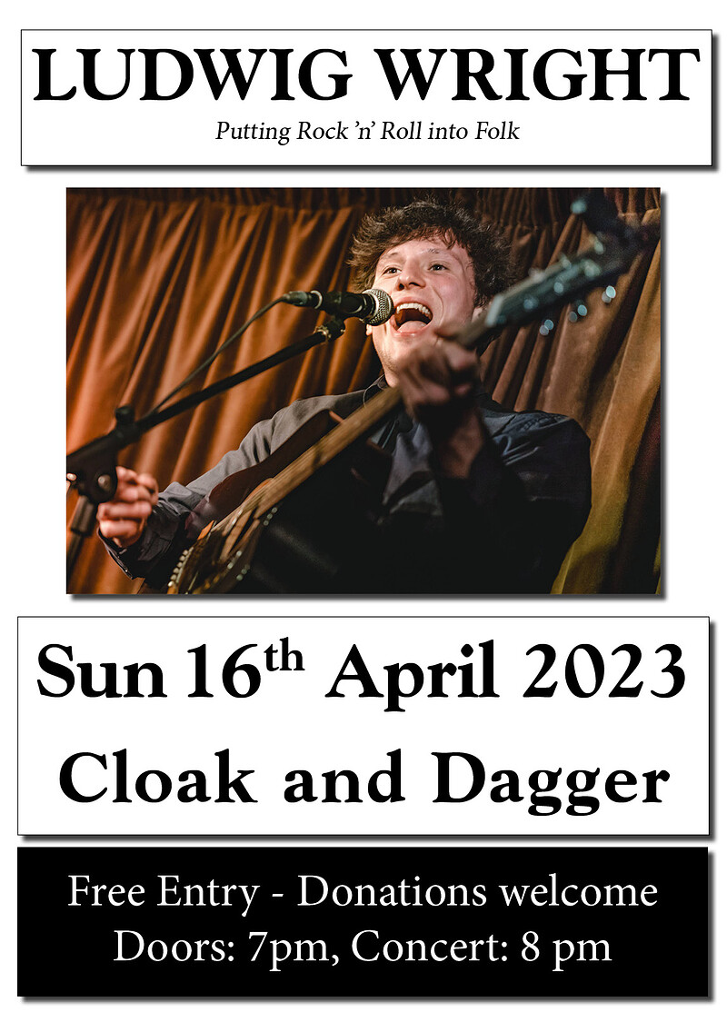 Ludwig Wright at The Cloak and Dagger