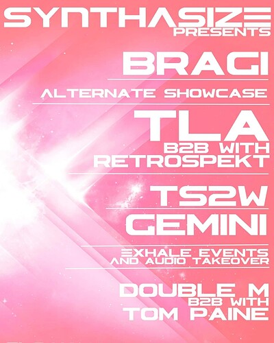 Synthasize Launch Party at The Cloak and Dagger