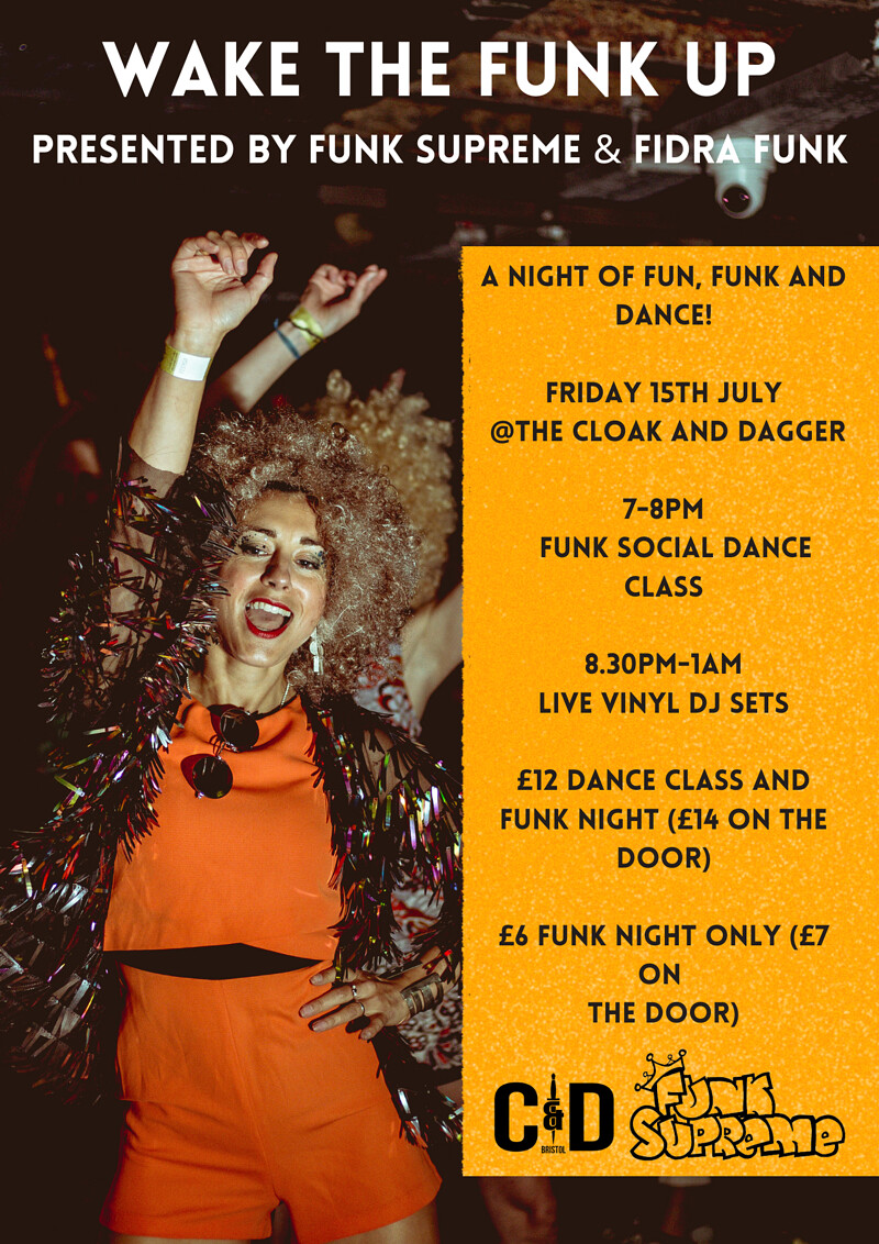 Wake the Funk Up at The Cloak and Dagger