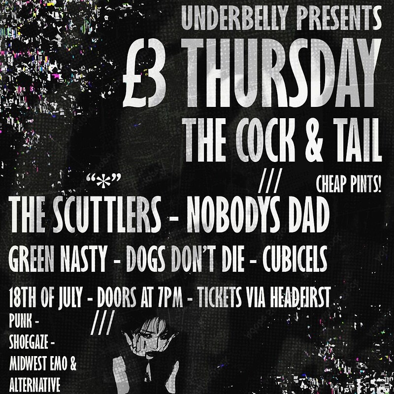 £3 Thursday - Alt Night at The Cock & Tail