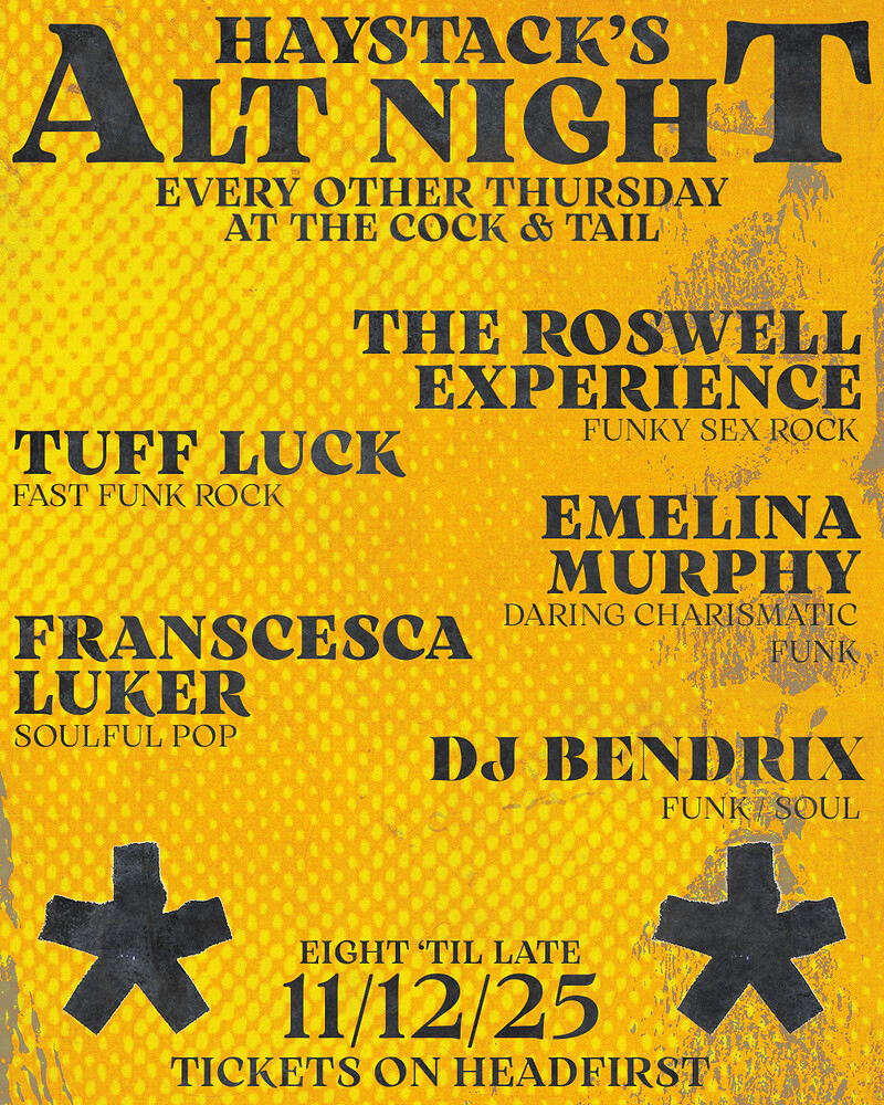 Haystack's Alt Night at The Cock & Tail