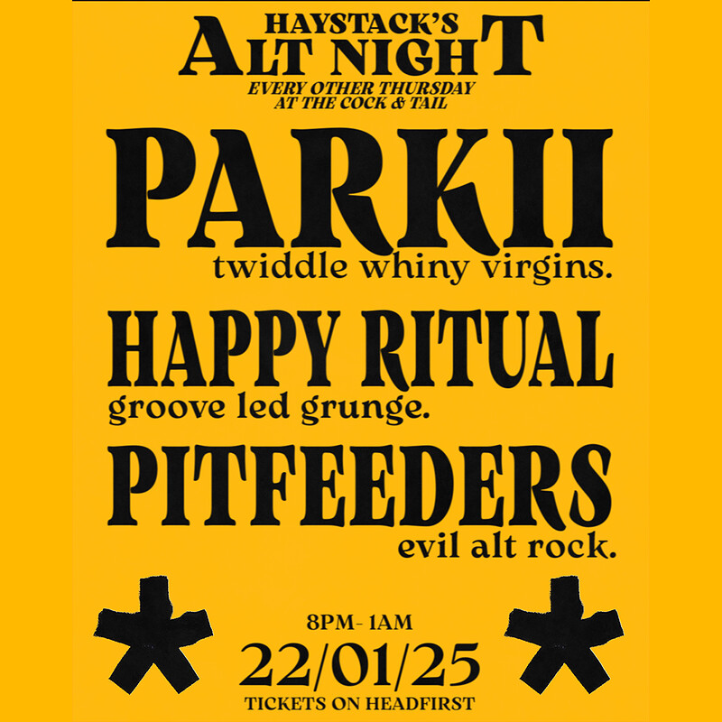 Haystack's Alt Night at The Cock & Tail