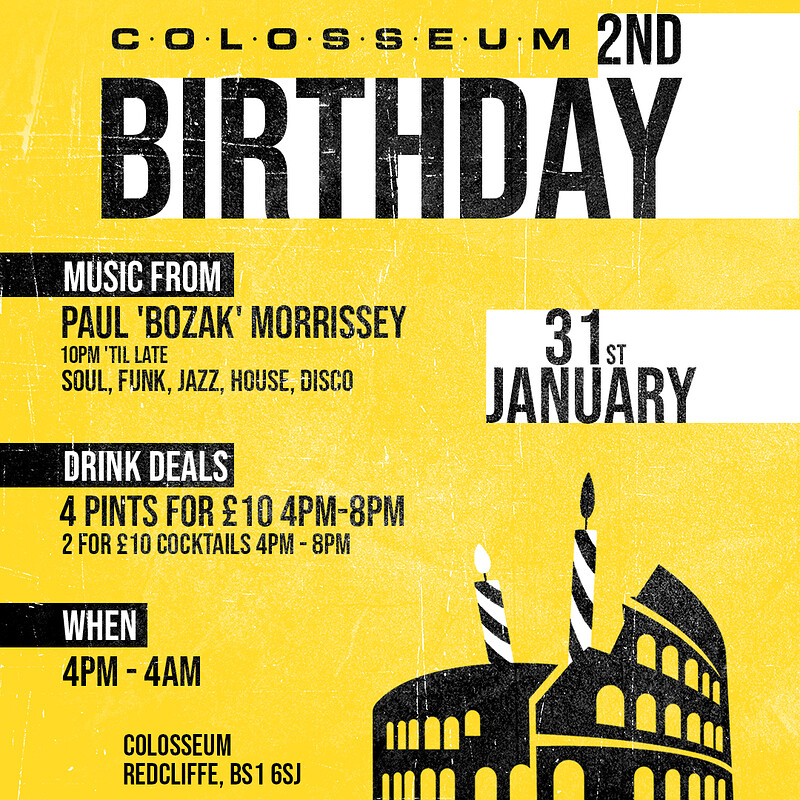 The Colosseum's 2nd Birthday at The Colosseum