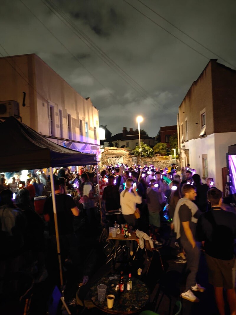 Silent Disco at Kingston Road Big Street Party at The Coronation