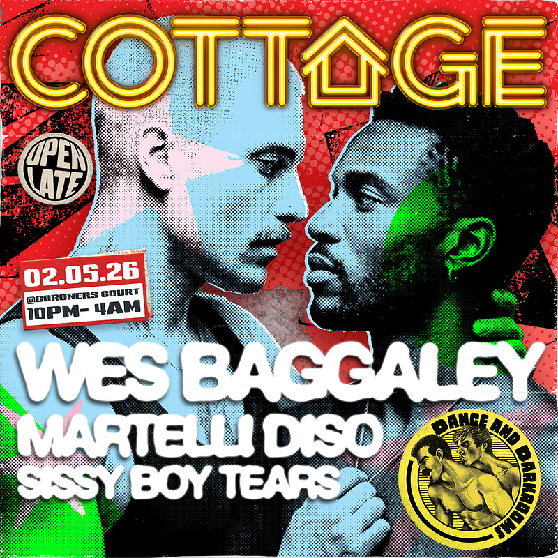 COTTAGE CLUB MAY at The Coroner's Court