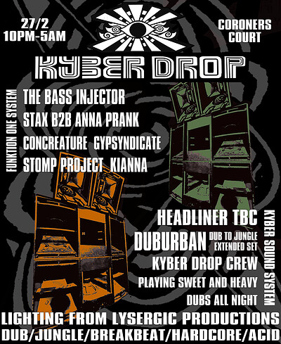 KYBER DROP: Kaiju + Duburban at The Coroner's Court