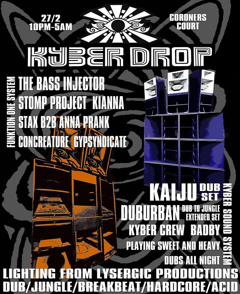 KYBER DROP: Kaiju + Duburban at The Coroner's Court