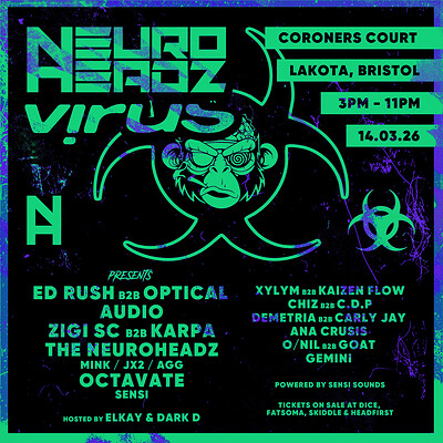 Neuroheadz x Virus Part 3 at The Coroner's Court
