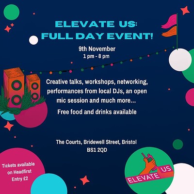 Elevate Us - All Day Event at The Courts