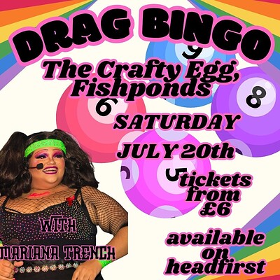 Drag Bingo at The Crafty Egg Fishponds