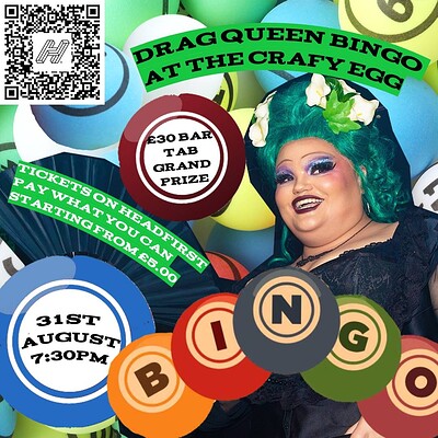 Drag Queen Bingo at The Crafty Egg at The Crafty Egg Fishponds