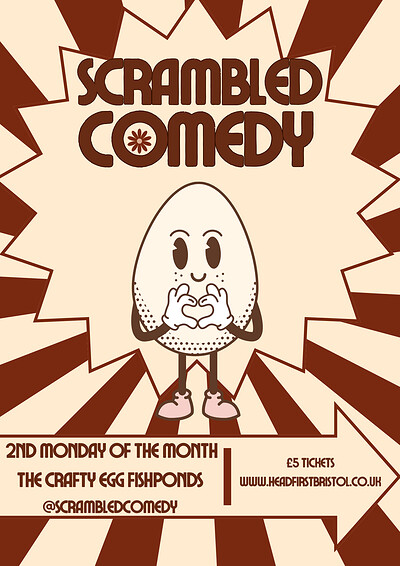 Scrambled Comedy at The Crafty Egg FISHPONDS