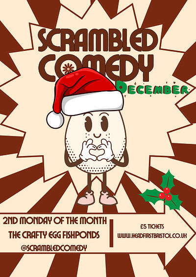 Scrambled Comedy at The Crafty Egg FISHPONDS