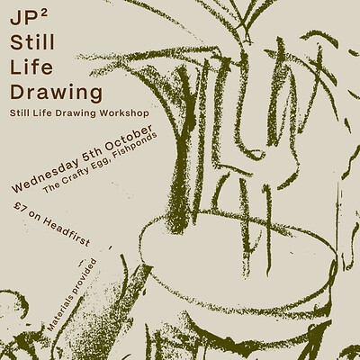 JP² Still Life Drawing at The Crafty Egg