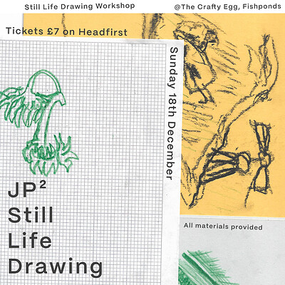 JP² Still Life Drawing at The Crafty Egg