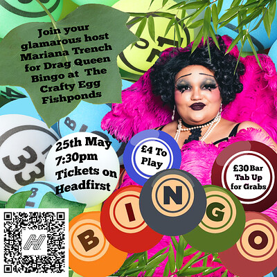 Drag Queen Bingo at The Crafty Egg Fishponds at The Crafy Egg Fishponds
